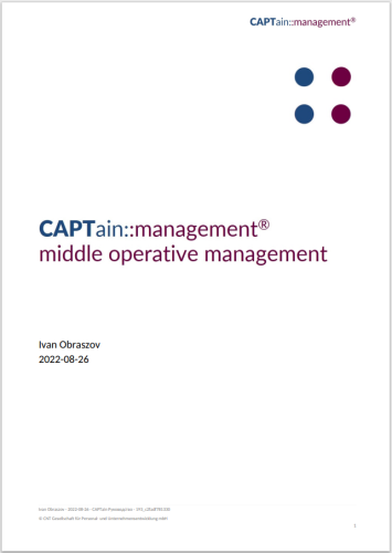 Диагностика: среднее звена руководителей оперативного уровня