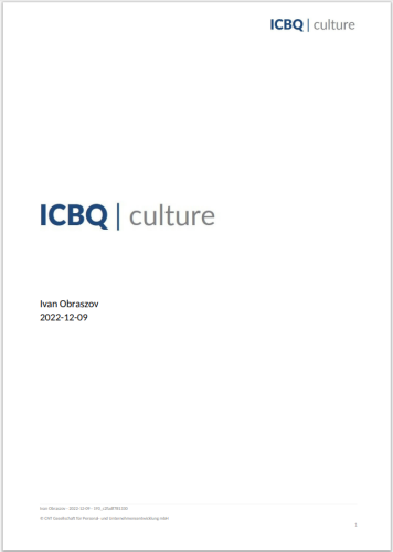 Межкультурные компетенции ICBQ